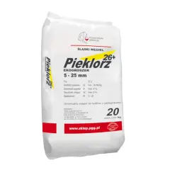 Worek ekogroszku Pieklorz 26+ o granulacji 5-25 mm. Uniwersalny węgiel do kotłów z podajnikiem. Gdzie kupić? Sprawdź na www.sklep.pgg.pl