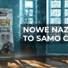 Worek ekogroszku "Ogień" Ultra 29. To paliwo węglowe, które zapewnia ciepło.