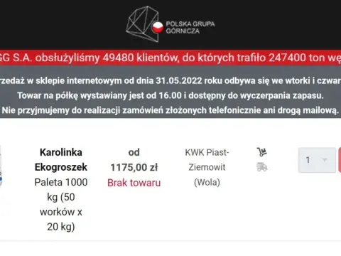 Kiedy kupić ekogroszek PGG? Harmonogram, limity i porady