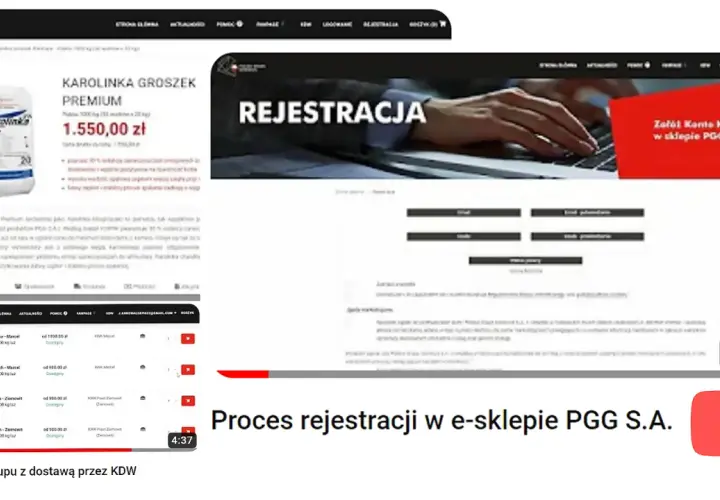 Jak kupić ekogroszek z PGG? Zobacz proces rejestracji i zakupu w sklepie PGG S.A. na przykładzie ekogroszku Karolinka.