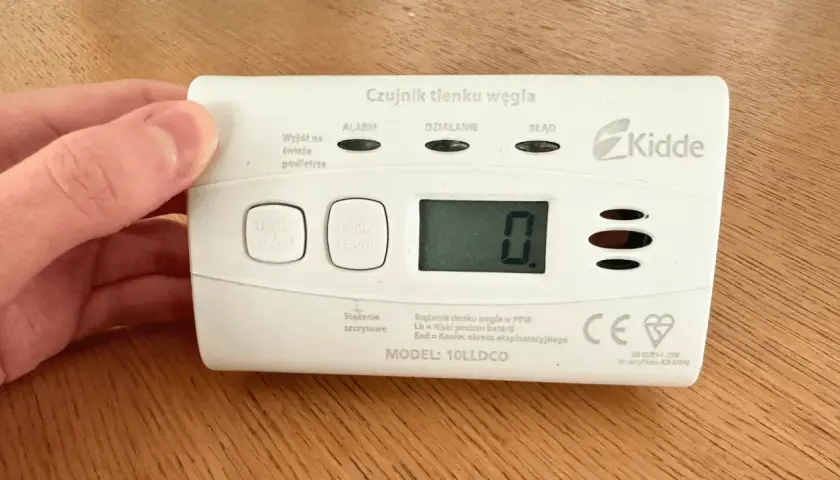 Czujnik czadu pokazuje L6, co oznacza koniec okresu eksploatacyjnego urządzenia. Czas na nowy detektor!